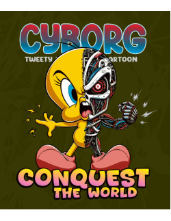 Ciborg Piolín Vector